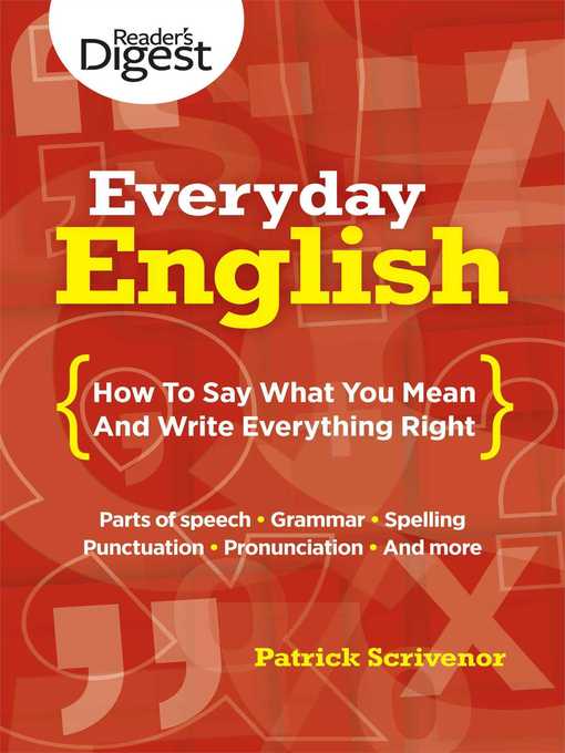 Title details for Everyday English by Patrick Scrivenor - Wait list